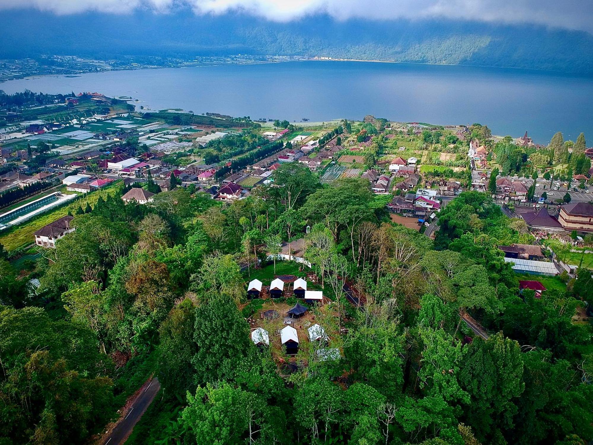 בדוגול Green Lava Lake View Glamping Bedugul מראה חיצוני תמונה