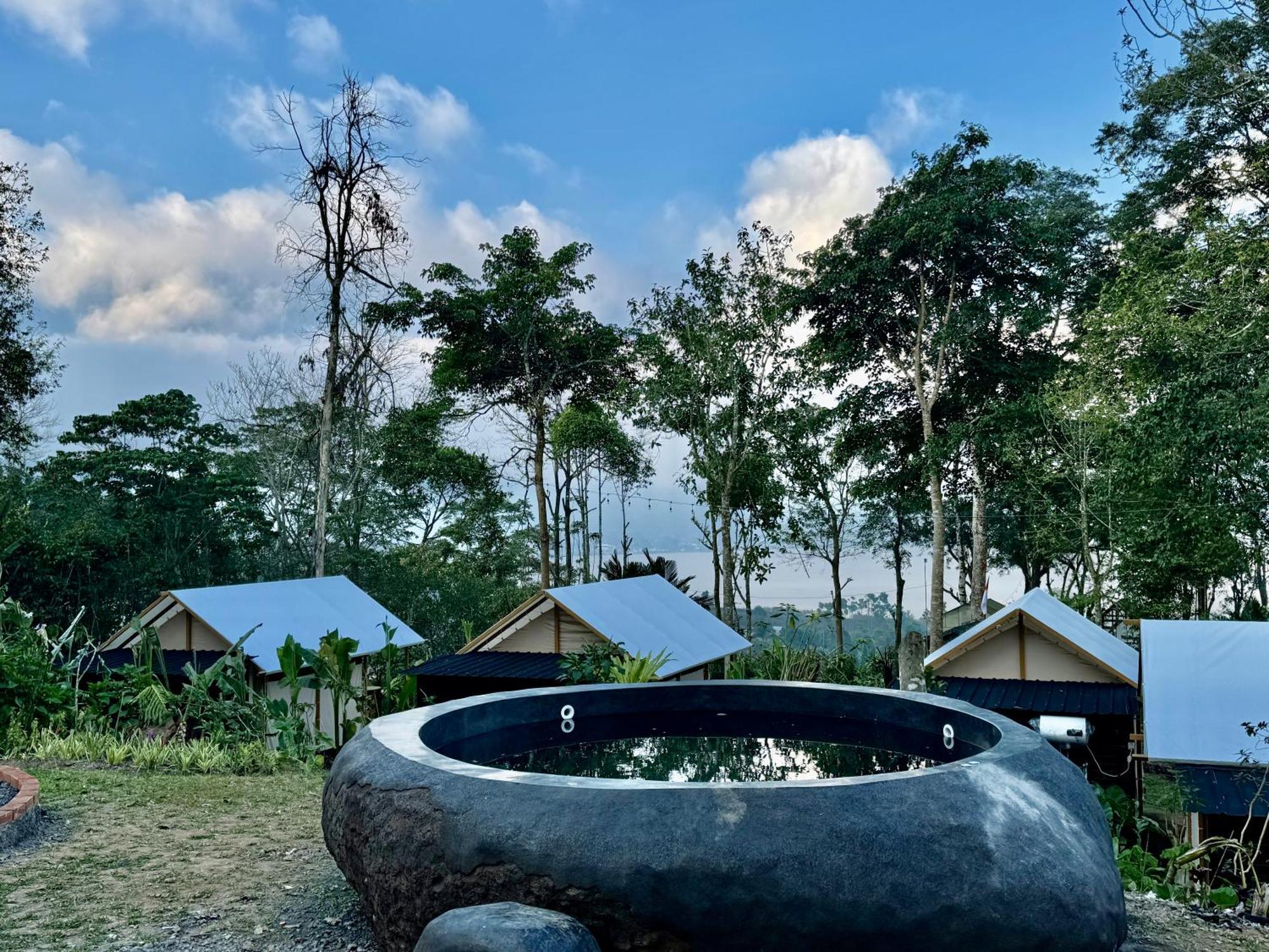 בדוגול Green Lava Lake View Glamping Bedugul מראה חיצוני תמונה